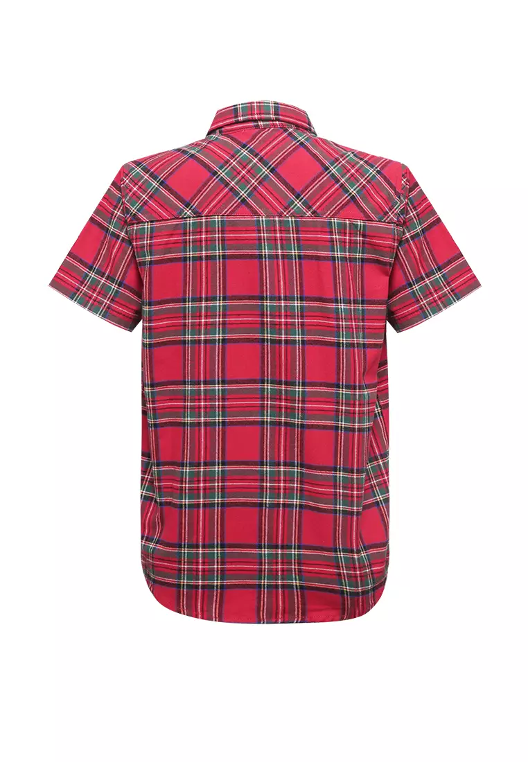 Pito Dito Boy Quarta Kemeja Pendek anak Merah