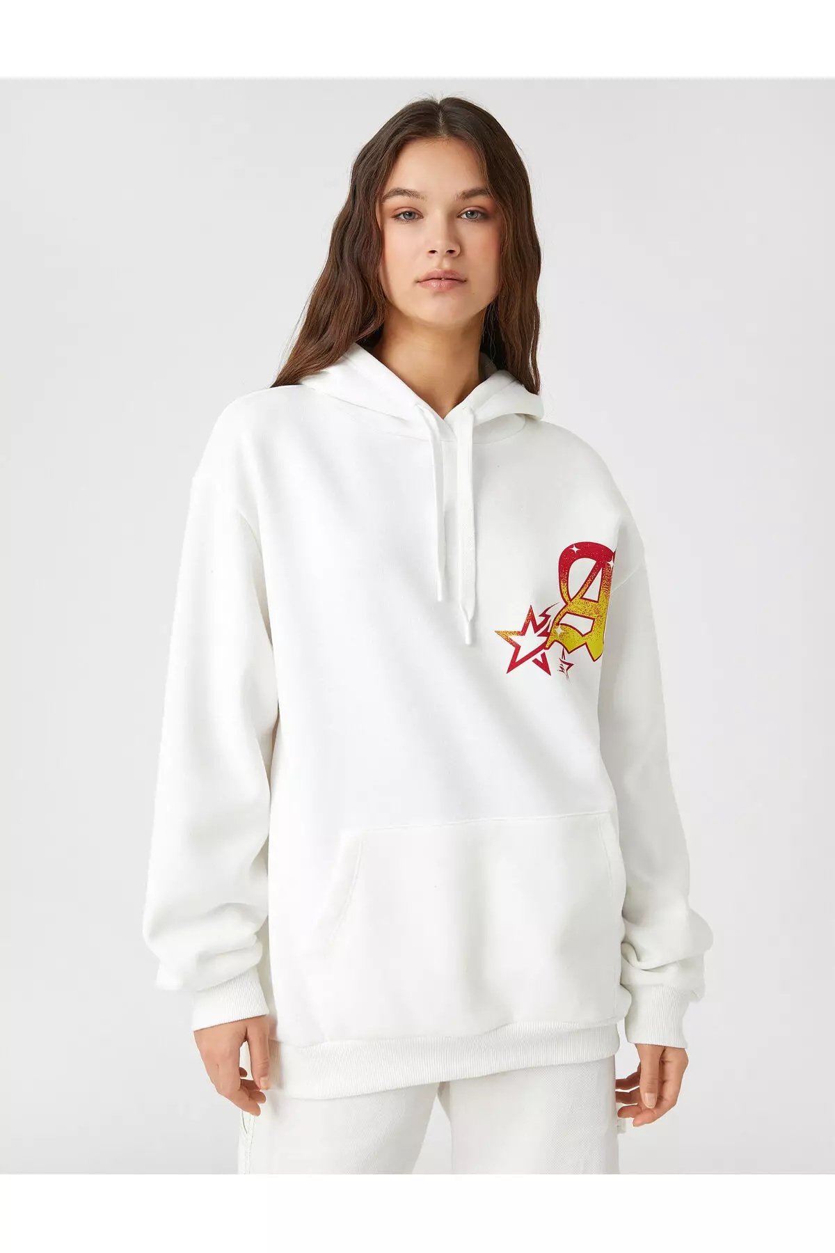 Buy KOTON Oversized Sweatshirt Hoodie Fleece 2024 Online ZALORA