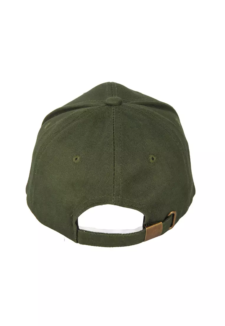 Paris embroidery "Large Logo" Cap in Green