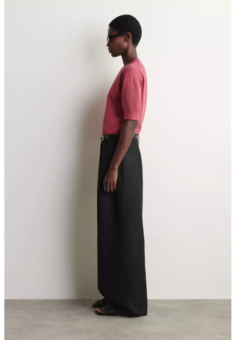 KNITTED COTTON T-SHIRT