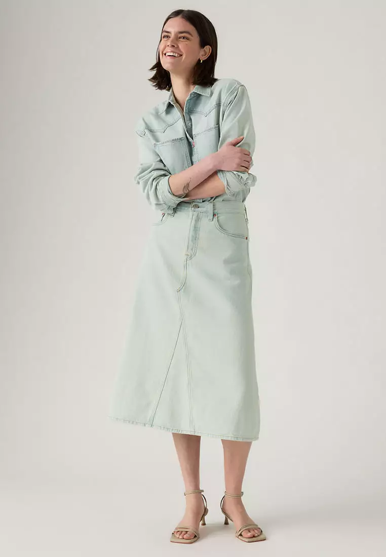 Levi's® Women's High-Rise A-Line Decon Skirt (A9316-0011)