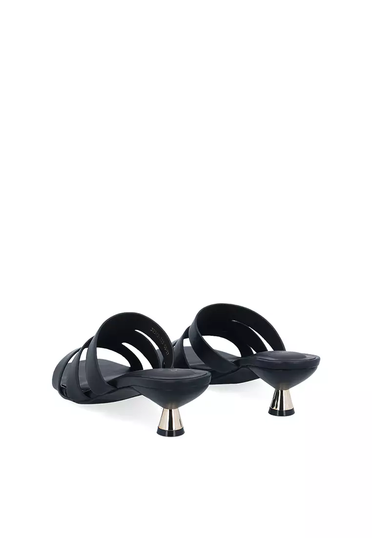 Black Nina Strappy Sandals