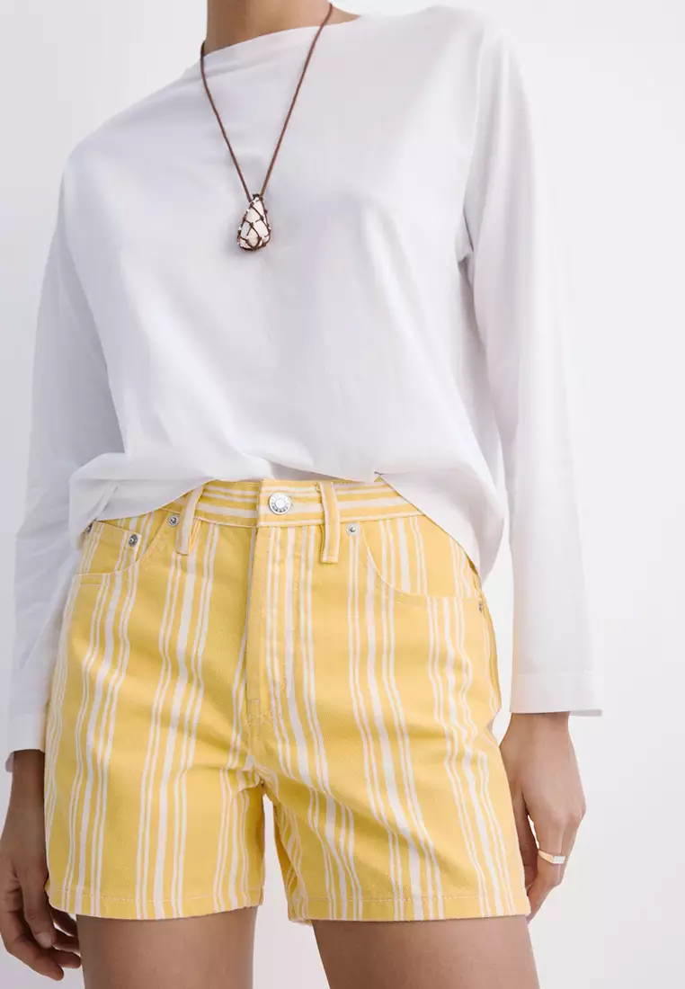 Striped Straight-Fit Shorts