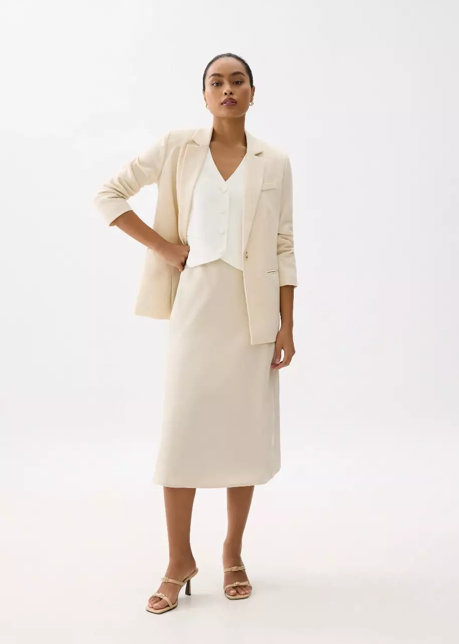 Blazer Wanita - RuchedReady™ Aera Slim Blazer