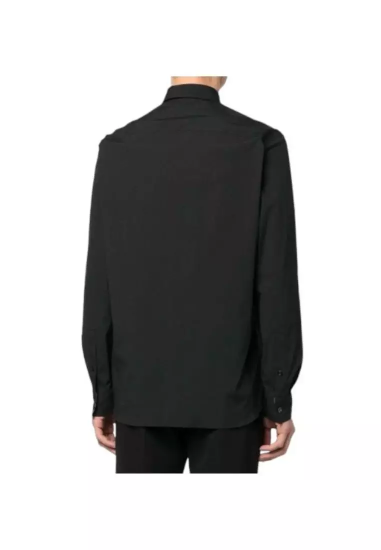 Burberry Lapwing Women's Shirt Plain Long Sleeved IN Black