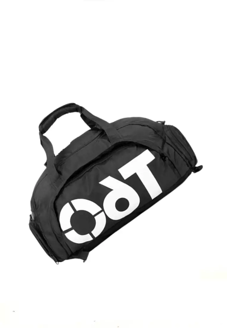 Stevie Tas Ransel dan Duffel Gym Bag Unisex Large Storage Material Nylon ORIGINAL - Black White