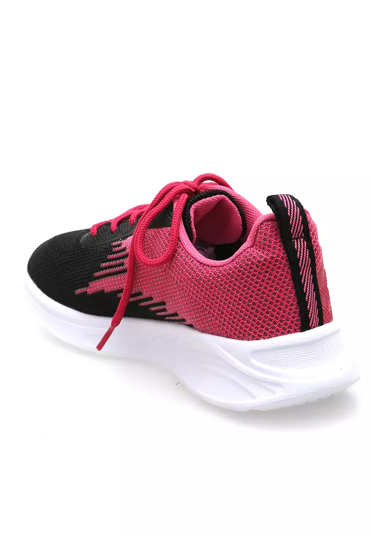 Sepatu Sport Wanita Joging Sneakers Premium High Quality - Red 7799