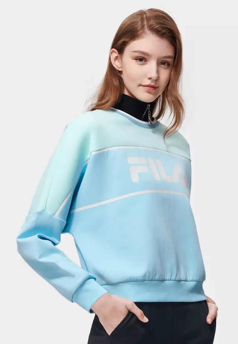 Fila colour block clearance sweatshirt