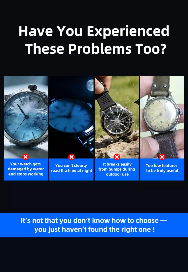 Jam Tangan Pria Kuarsa Luminous Tanggal Kasual Tali Stainless Steel Jam Tangan Cowok 8080 allblack