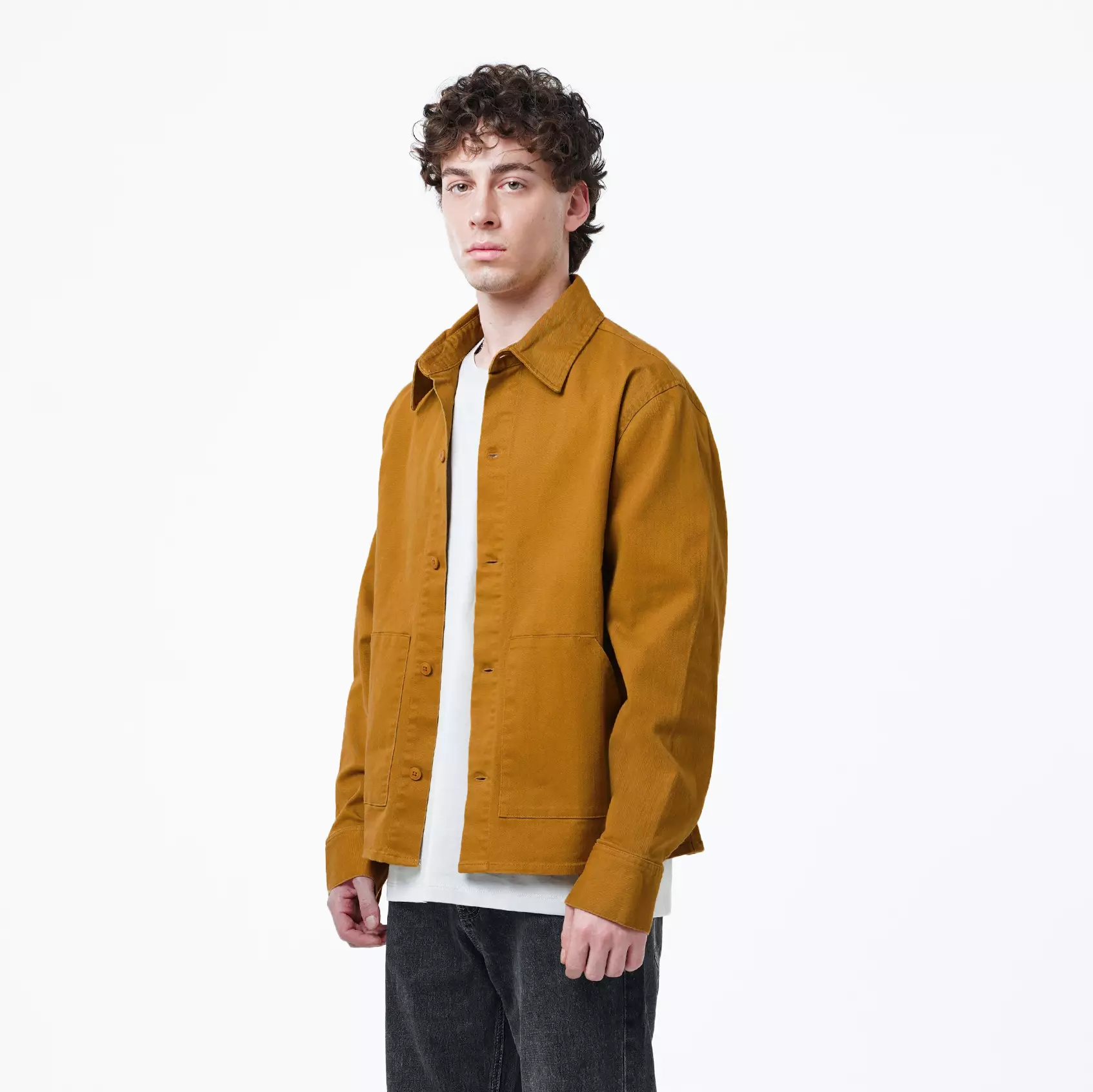 CELCIUS Collar Jacket LIN001642C Brown