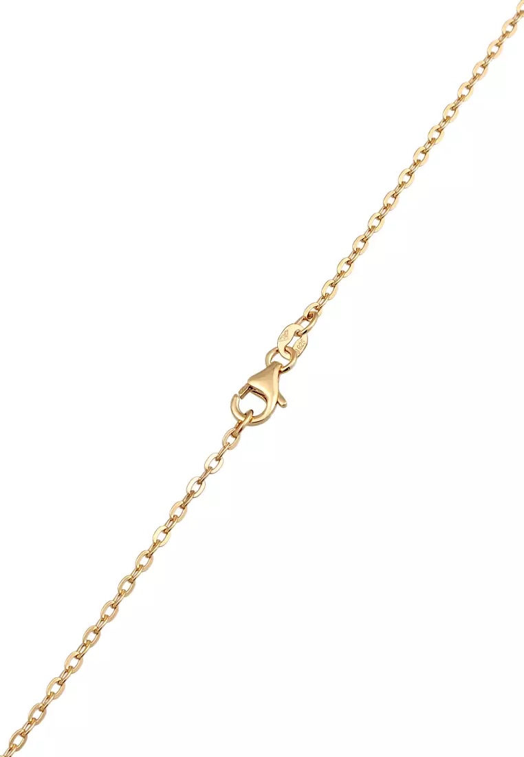 Necklace Pendant Elegant Classic Shell Core Pearl Gold Plated