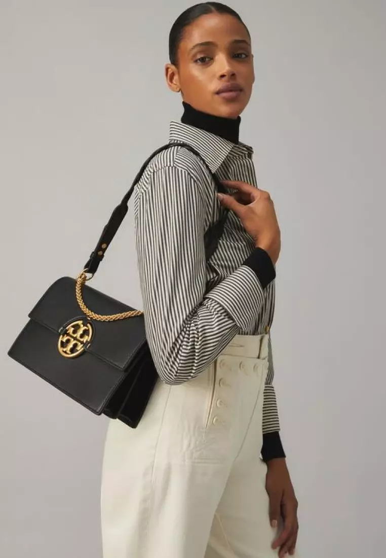 Tory Burch Miller Shoulder Bag Black
