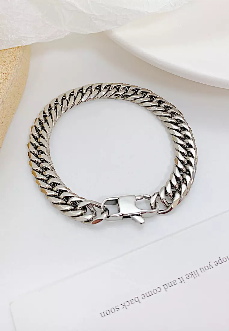 型男粗獷鈦鋼手鏈
