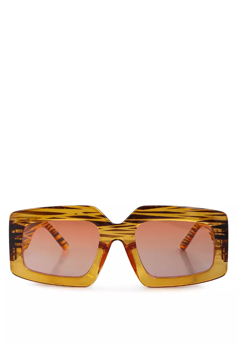 Orange designer hot sale sunglasses