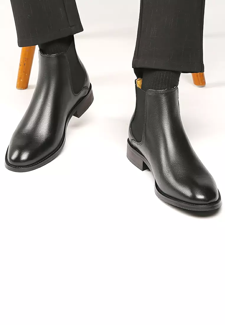 Full-grain Suede Chelsea boots