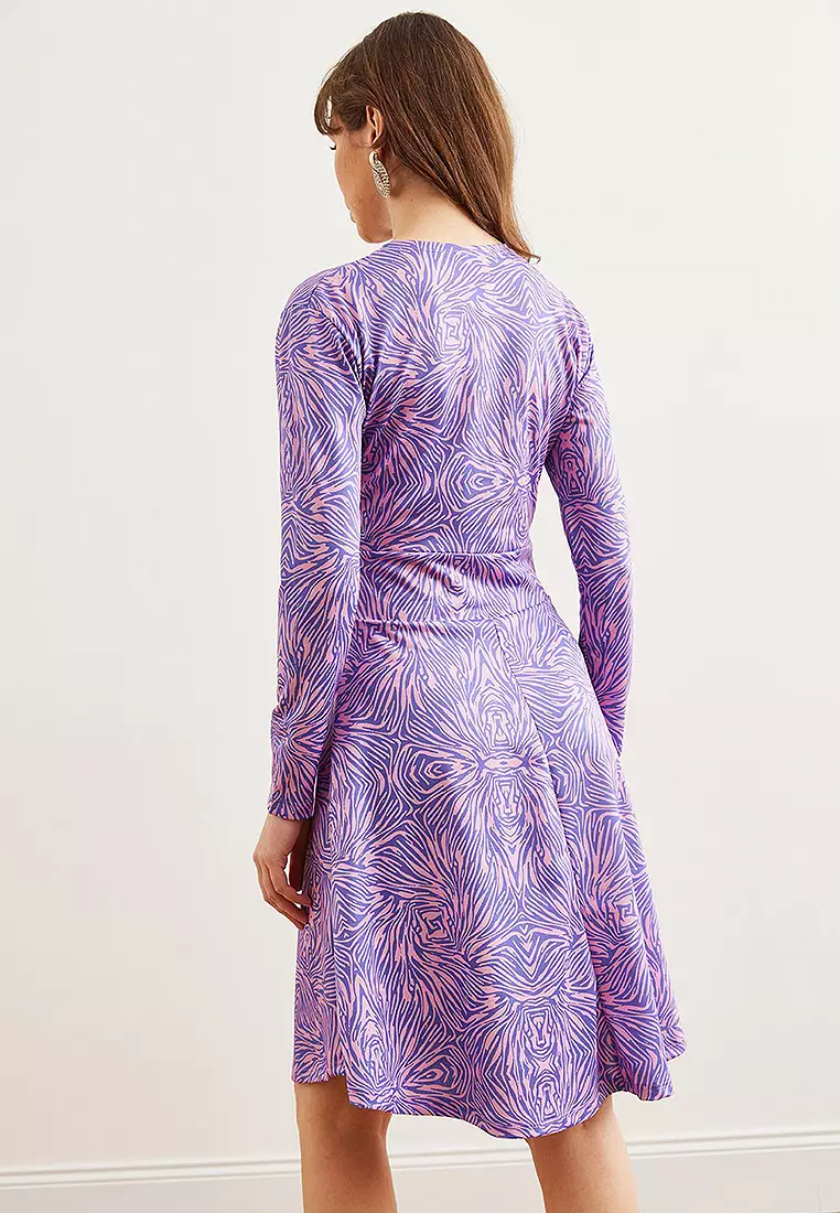 Double-Breasted Knitted Dress