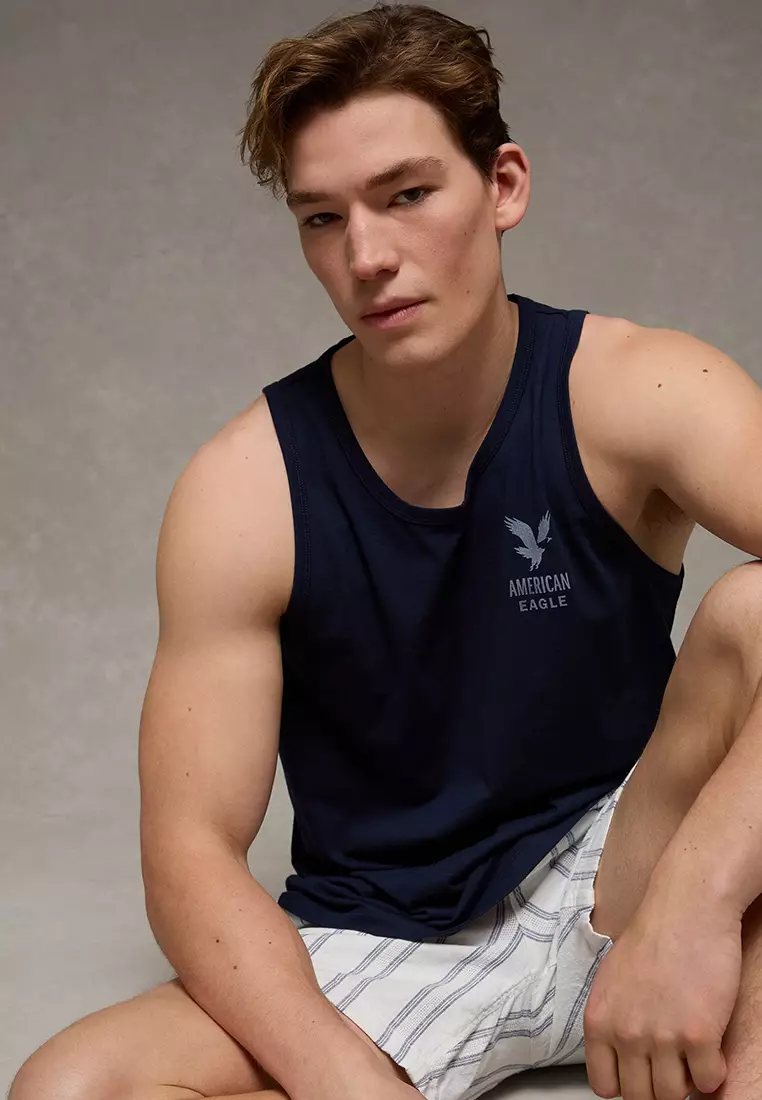 Standard Fit Lightweight Logo Graphic Tank Top