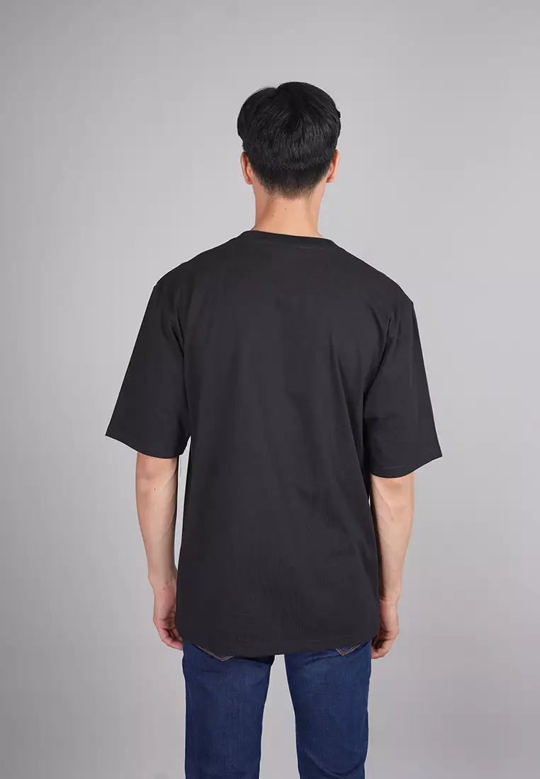 LGS Street - Kaos Oversize - Streetwear - Hitam - Unisex - Cat - SO.30.H002.003.C