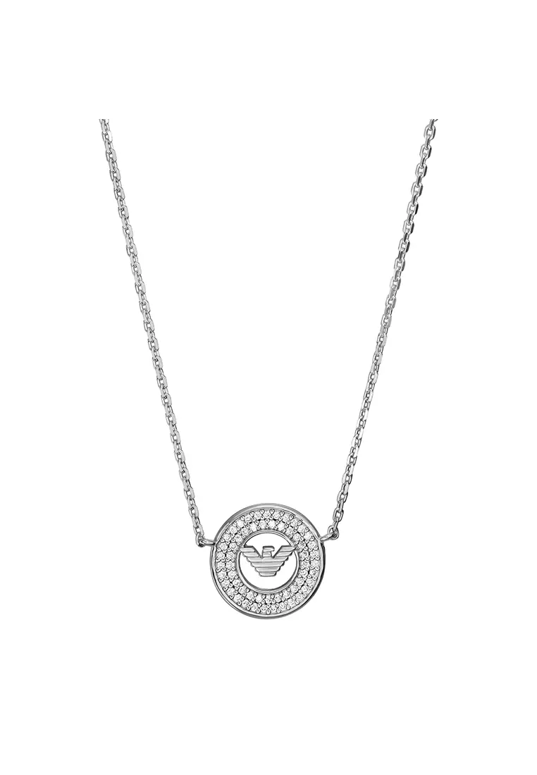 Buy Emporio Armani Eagle Silver Necklace EAJ-EG3585040 2025 Online