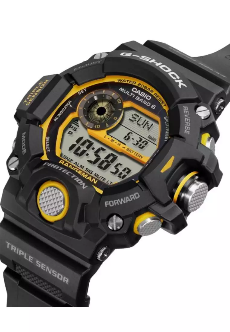 Casio G-Shock Master Of G-Land Rangeman Black Resin Strap Men Watch GW-9400Y-1DR