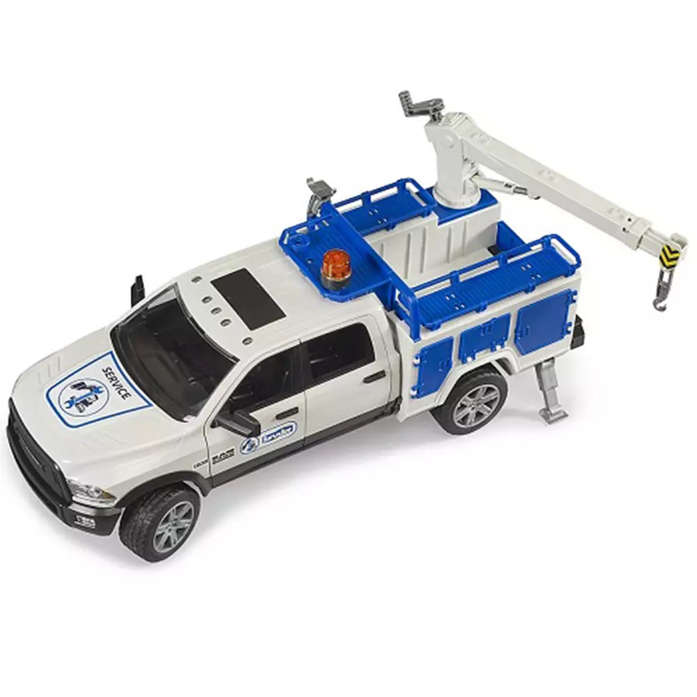 Bruder 2509 - RAM 2500 Service truck with rotating beacon light
