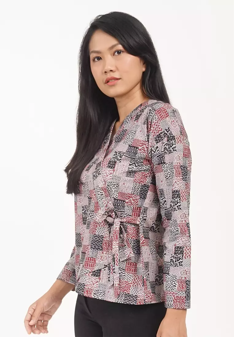 Jual Jayashree Batik Neisha Red Wanita Original 2024 | ZALORA Indonesia