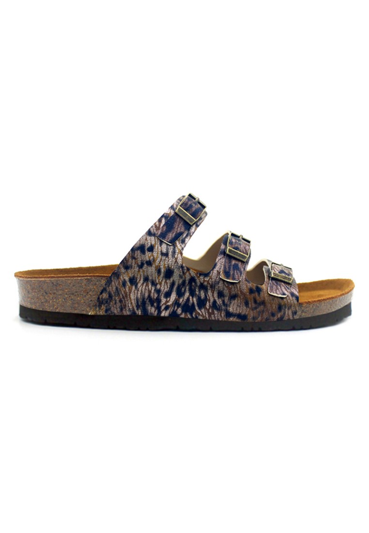 Ely - Leopard Bronze Sandals & Flip Flops