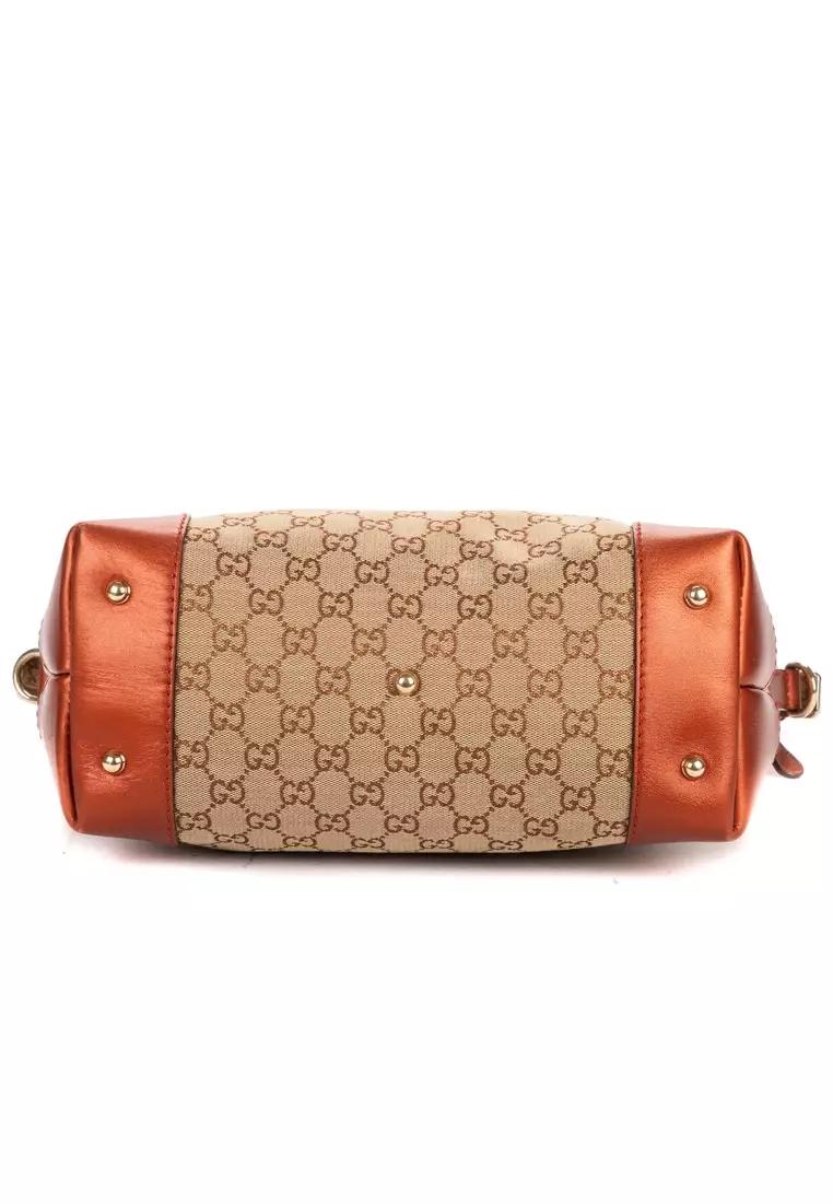 Buy Gucci Pre-Loved Heart Bit Zip Tote 2026 Online | ZALORA