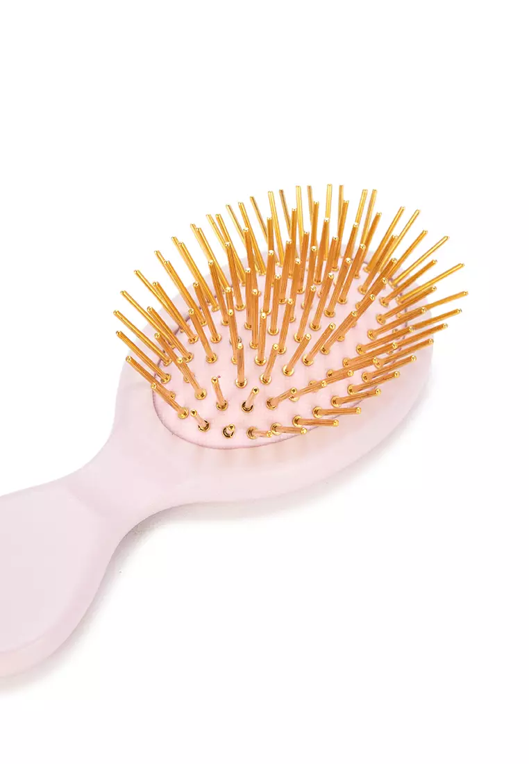 Qmini Beechwood Golden Hair Brush