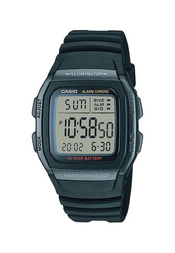 CASIO black Casio Digital Sports Watch (W-96H-1B) 6EF2FACD92E835GS_1