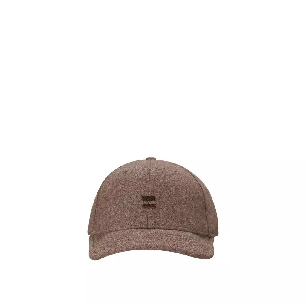 Spurce Wool Baseball Cap Topi Casual Pria Wanita Sporty Praktis - Cokelat