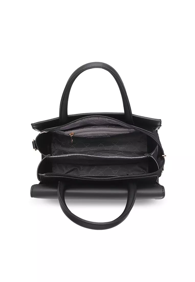 Women's Top Handle Bag / Sling Bag / Crossbody Bag (Tas Selempang / Tas Tangan) - Hitam