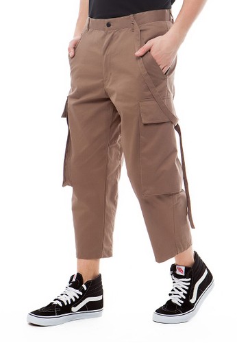 YoodsGoods Cropped Pants in Brown