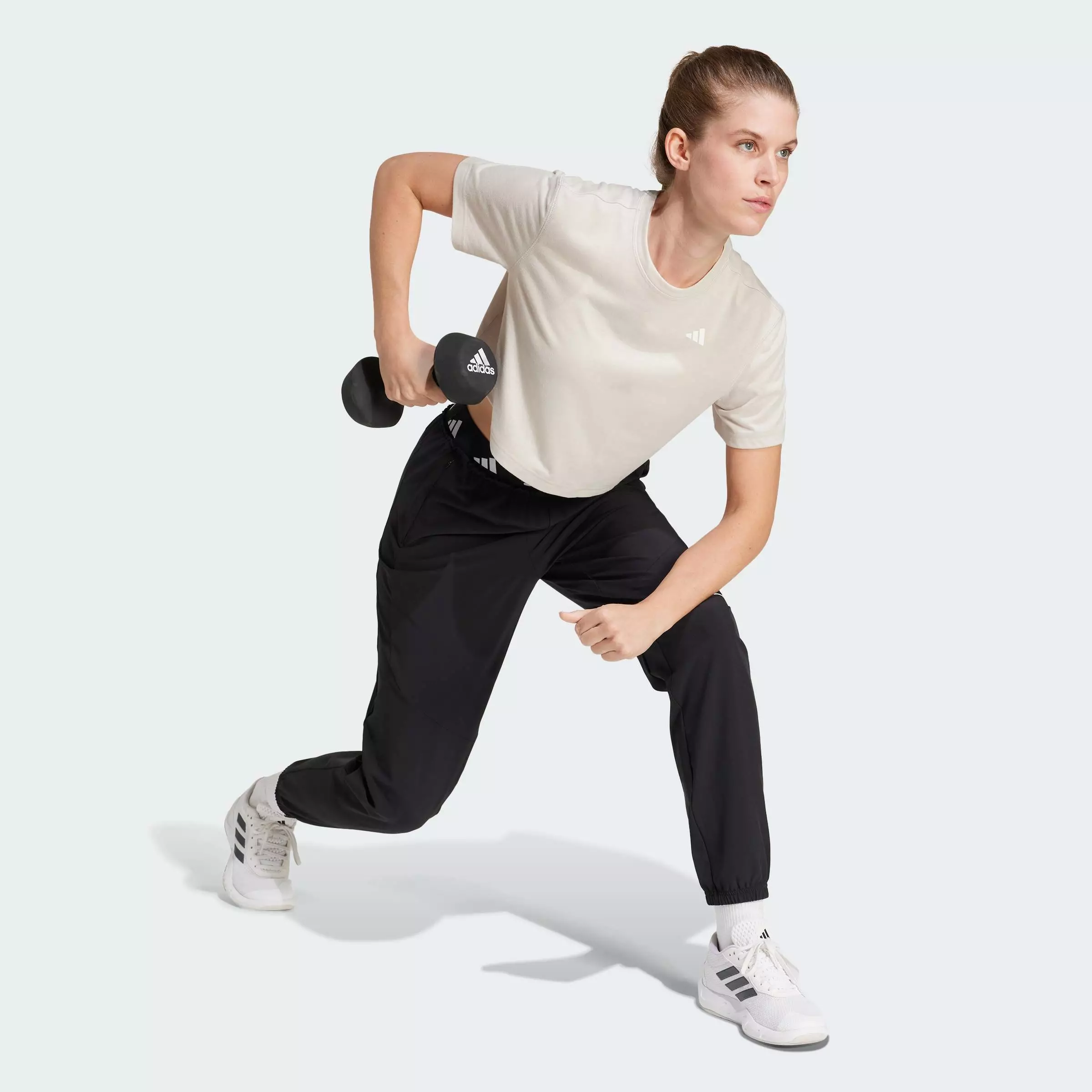 ★adidas★W Train Essentials Boxy Workout Tee★追跡可 adidas Train Essentials Boxy Workout Tee - Black | Free