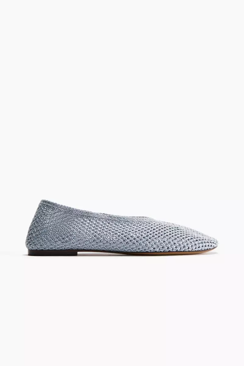 Braided ballet flats