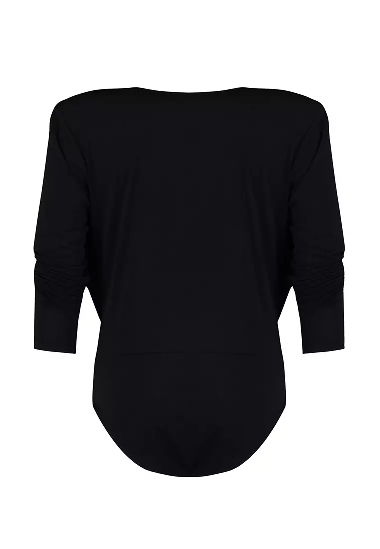 Plus Size Knitted Padding Double Breasted Bodybuilding with Snap fastener