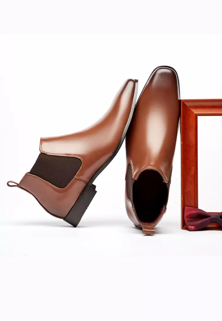 Gin Leather Chelsea Boot KB712