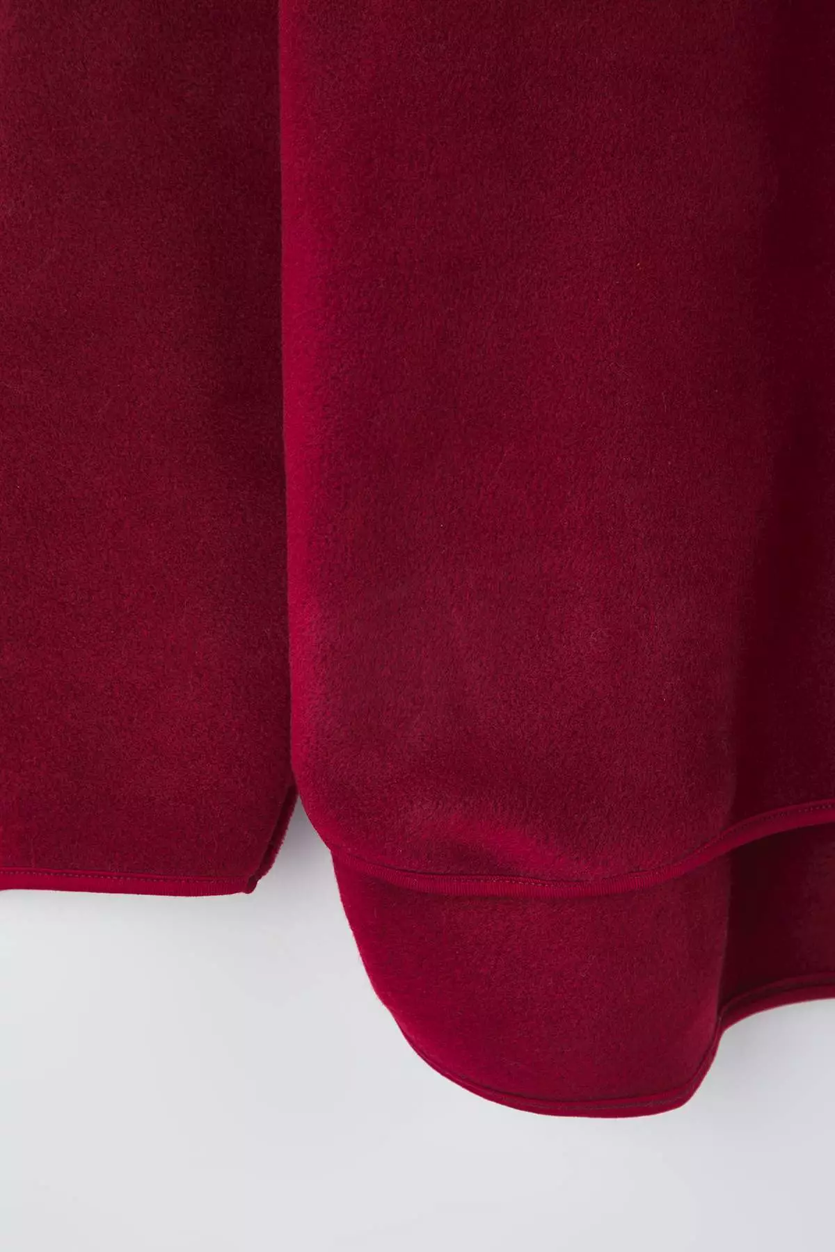 Dark Cherry Thick Fleece Hooded Oversize/Loose Cut Plus Size Sweatshirt