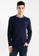 Tommy Hilfiger navy Logo Neck Sweater - Tommy Jeans 444D5AA57D9F62GS_1