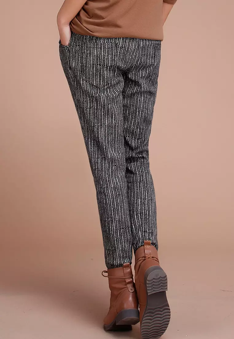 Cashmere hot sale striped trousers