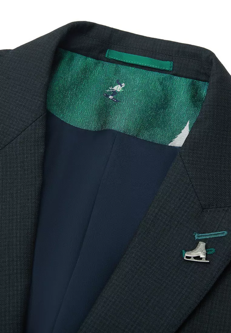 純羊毛套裝西裝外套