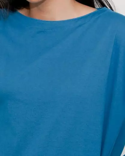 Matsuda Kaos Oversize Polos Wanita Lengan Panjang T Shirt Olive