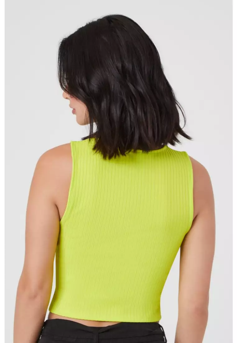 Neon green tank clearance top forever 21