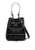 Strathberry black LANA OSETTE TOP HANDLE BAG - BLACK WITH VANILLA STITCH C9F59ACDCDEEC2GS_1