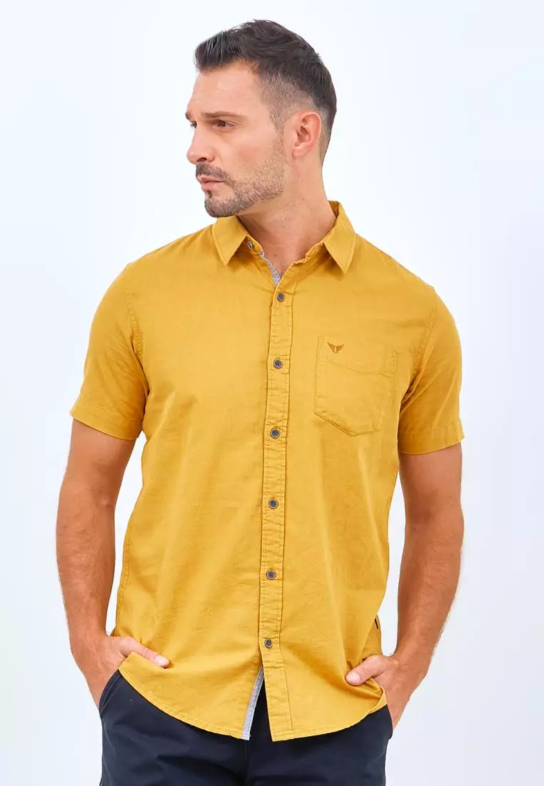 Jual Emba Classic Emba Classic-Kemeja Pria Lengan Pendek Polos warna ...