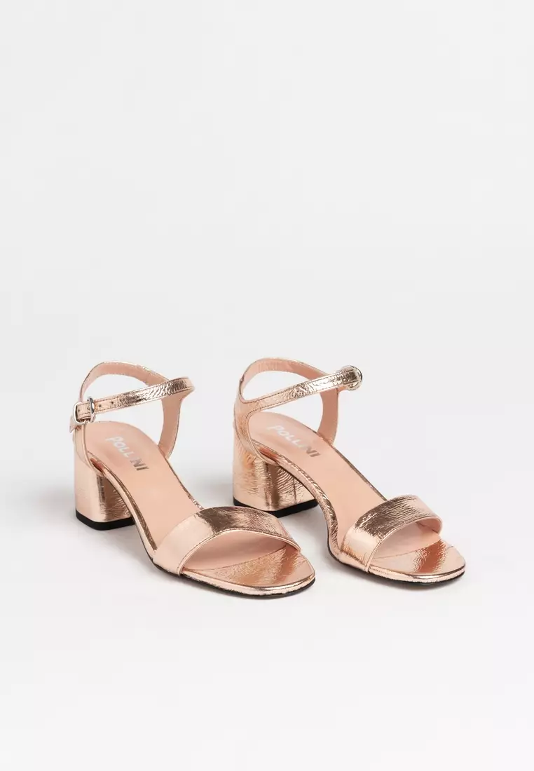 Buy Pollini Pollini Women s Gold Sandals 2024 Online ZALORA