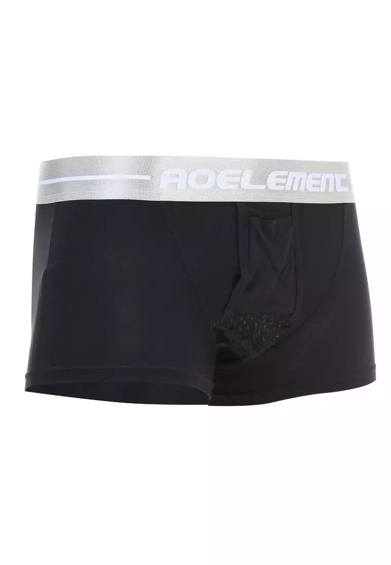 Jaymes Celana Dalam Boxer Pria Bullet Separation Male Panties Material Cellulose + Spandex ORIGINAL - Black