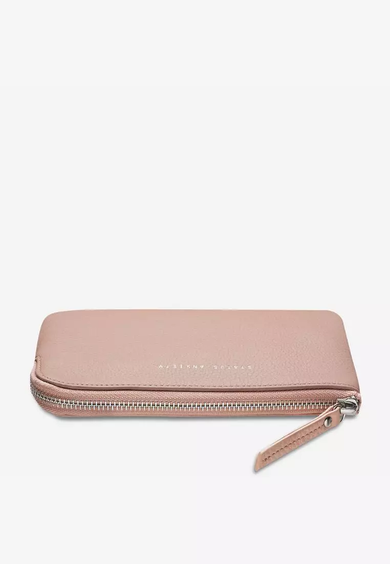 Buy Status Anxiety Status Anxiety Smoke And Mirrors Zip Leather Pouch