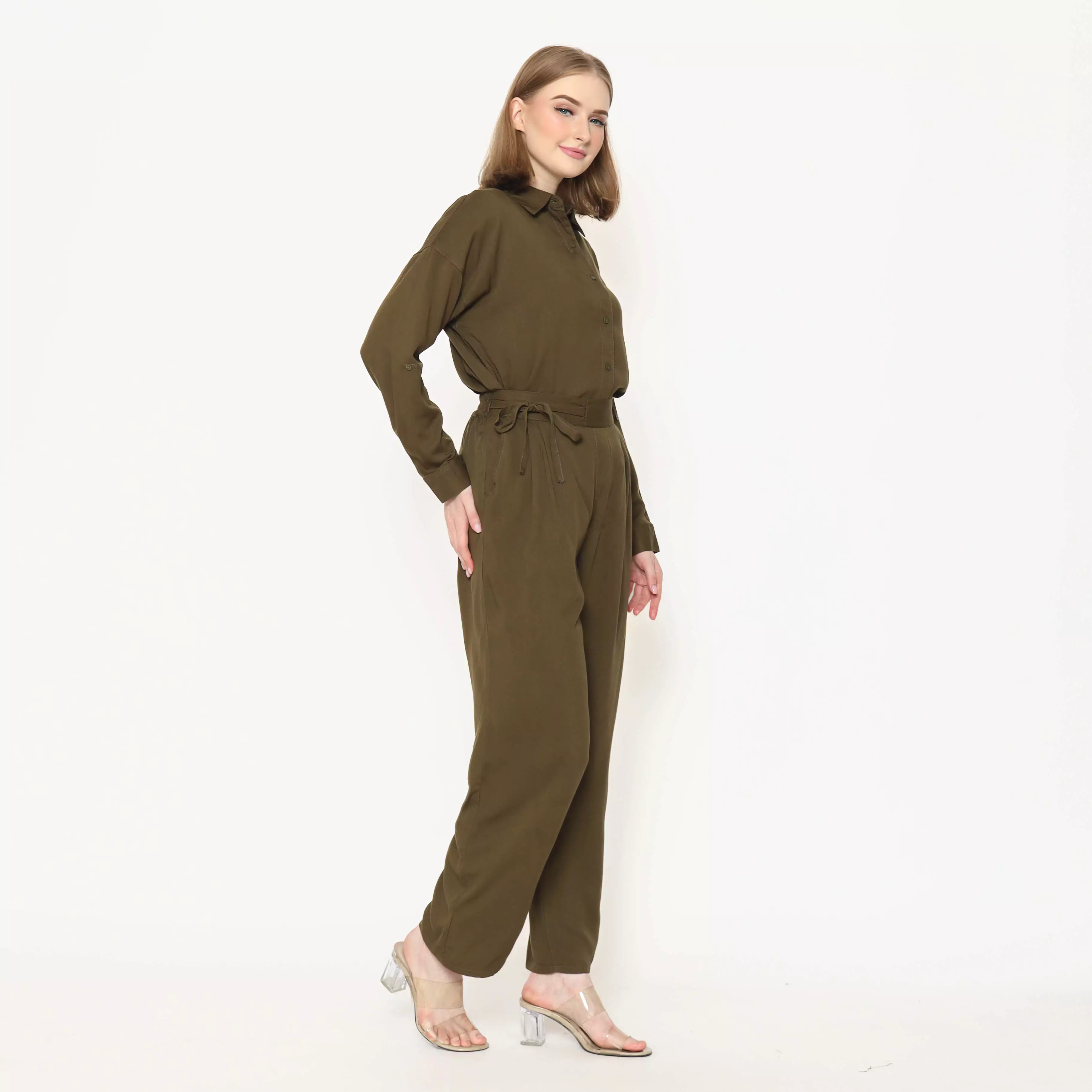 Jual RODEO Finley Pants Olive Original 2026 | ZALORA Indonesia