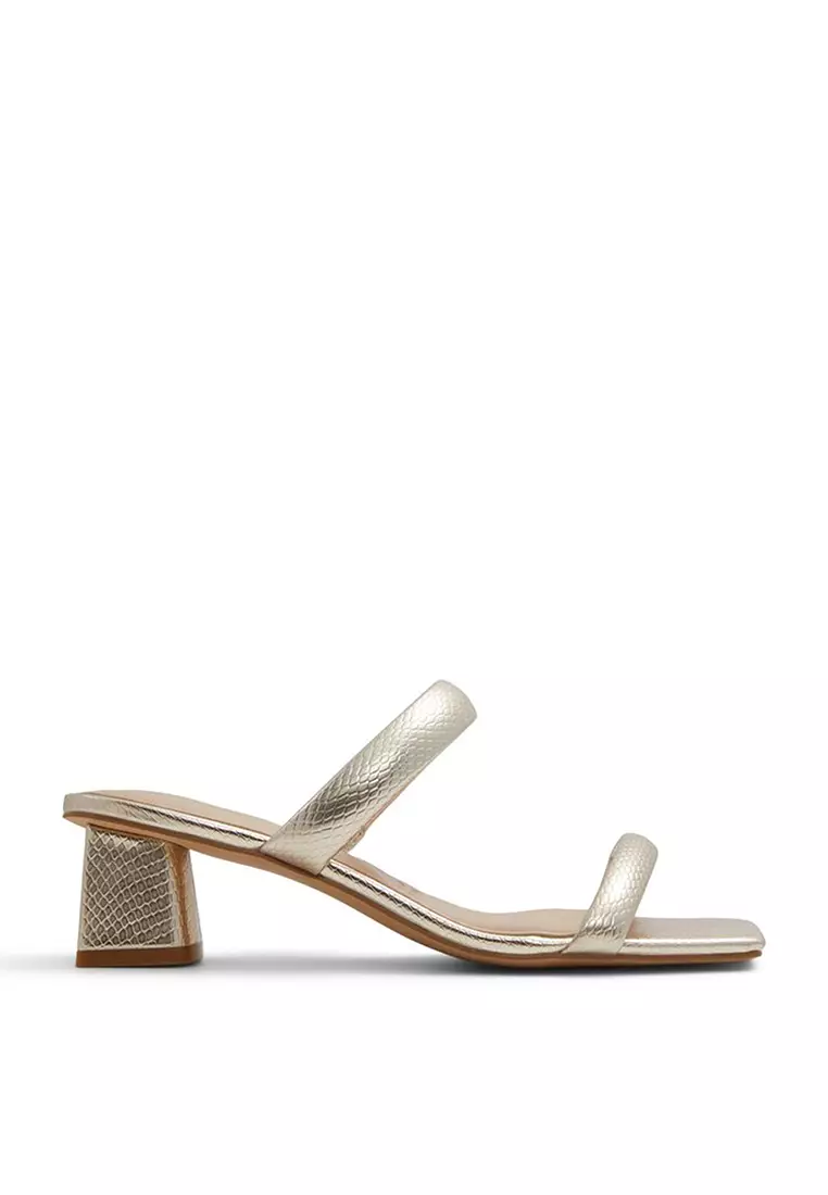 Gold hot sale sandal heel